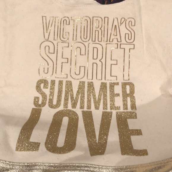 Victoria Secrets summer love canvas tote - Picture 5 of 9